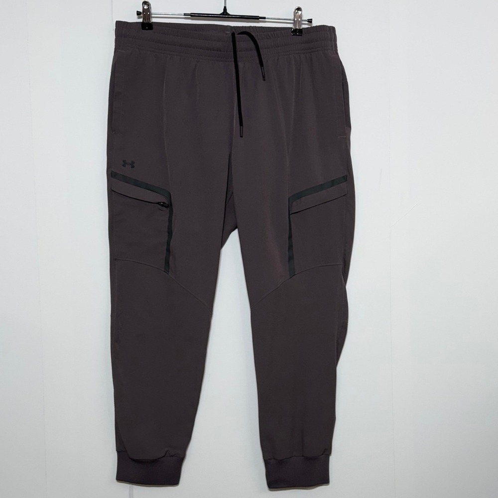 Under Armour Joggers Womens XL 36X27 Purple Sportstyle Elite Cargo Pants